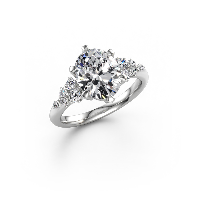 Immagine di Anello Royce OVL 585 oro bianco Diamante 2.966 crt