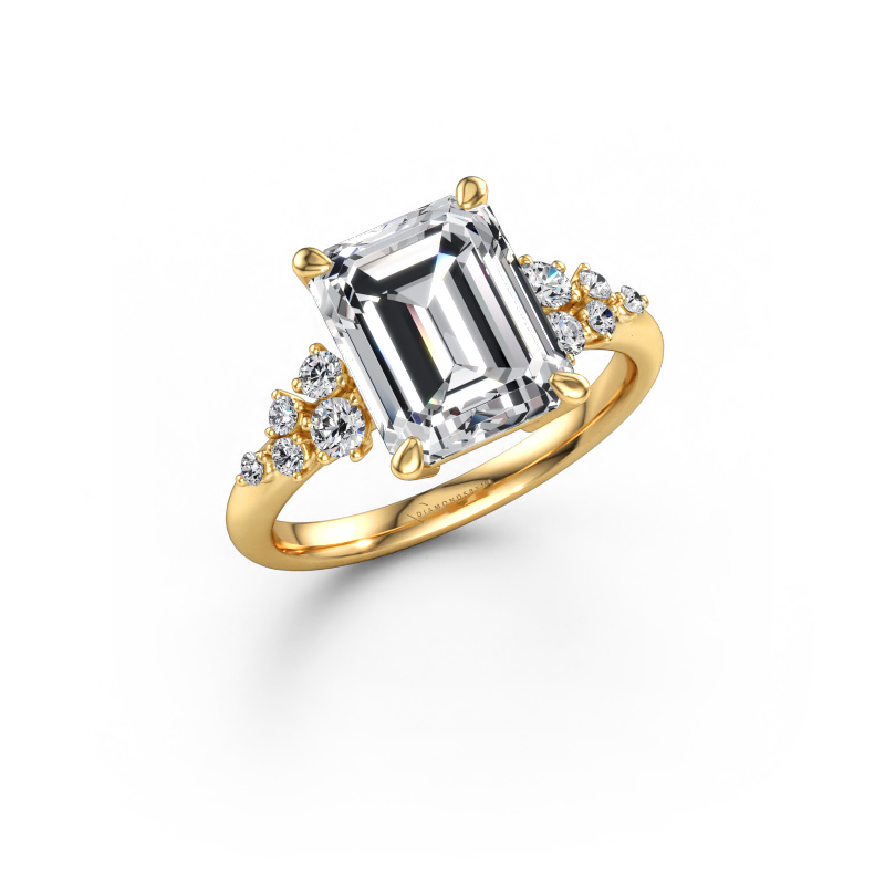 Image of Engagement ring Royce EME 585 gold Lab-grown diamond 3.766 crt