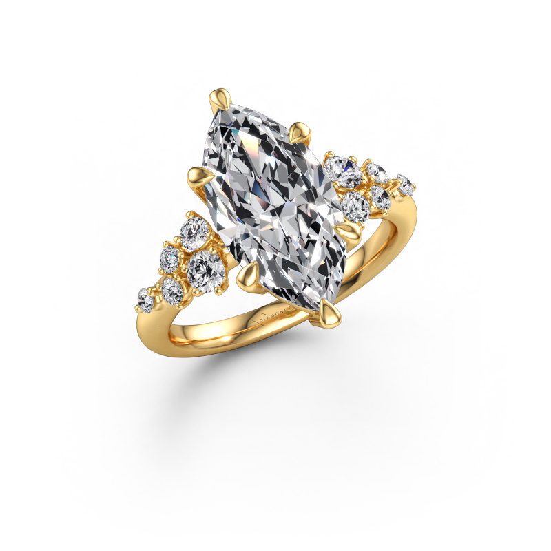 Bild av Ring Royce MRQ 585 gult guld Labbodlad diamant 4.250 crt