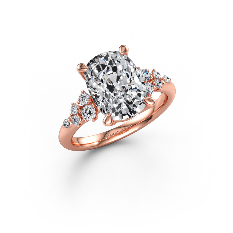 Image of Engagement ring Royce CSH 585 rose gold Lab-grown diamond 4.316 crt