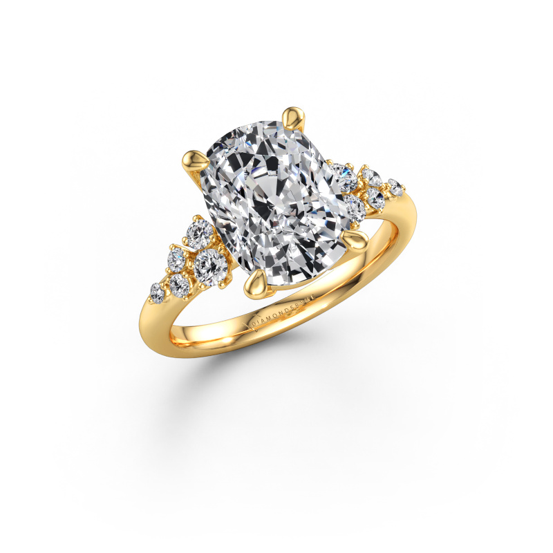 Image of Engagement ring Royce CSH 585 gold Lab grown diamond 4.316 crt