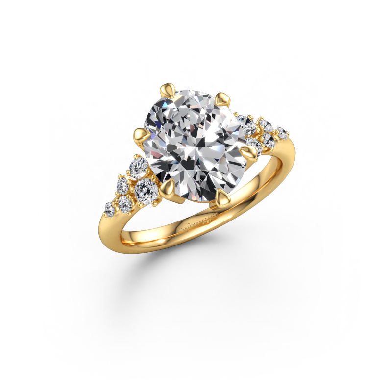 Immagine di Anello di fidanzamento Royce OVL 585 oro Diamante lab grown 4.166 crt