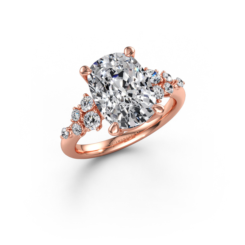 Image of Engagement ring Royce CSH 585 rose gold Lab-grown diamond 4.89 crt