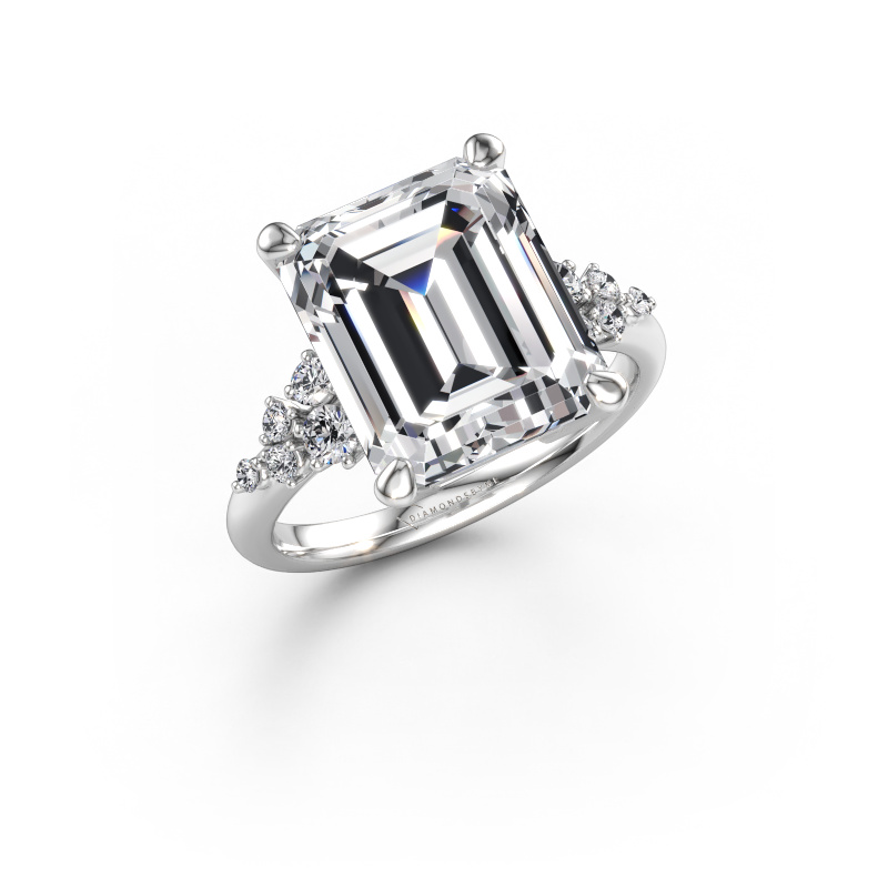 Image of Engagement ring Royce EME 585 white gold Lab-grown diamond 6.266 crt