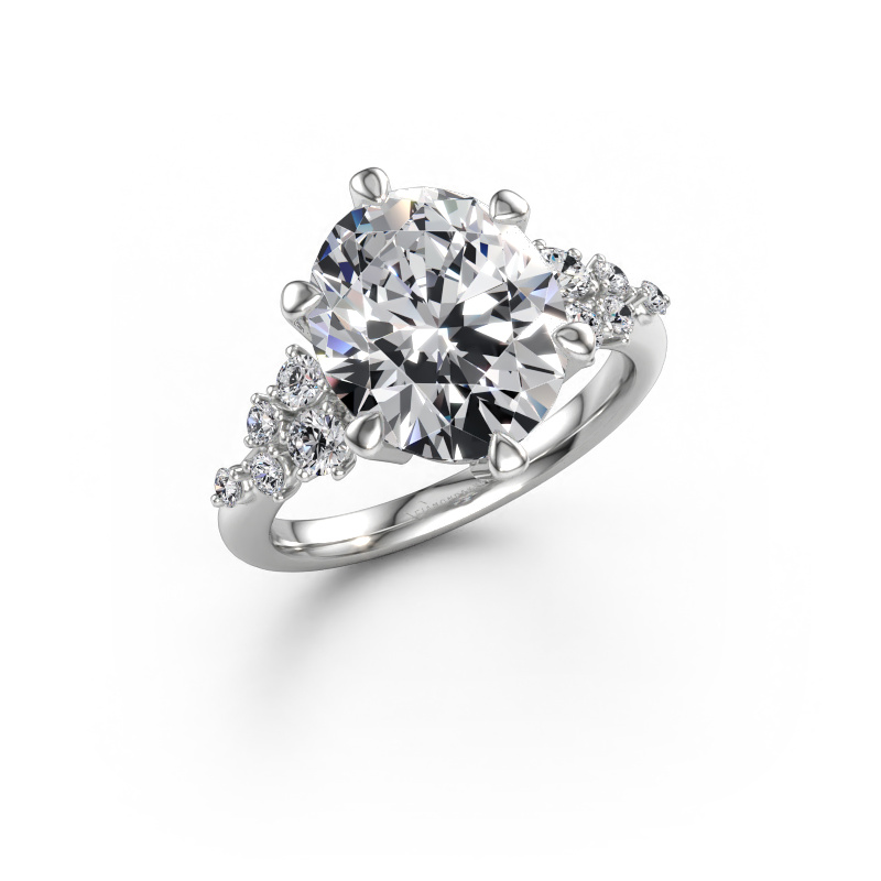 Immagine di Anello di fidanzamento Royce OVL 950 platino Diamante lab grown 5.440 crt