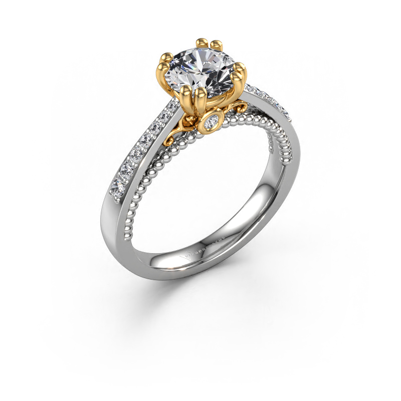 Image of Engagement ring Rozella 585 white gold Diamond 1.218 crt