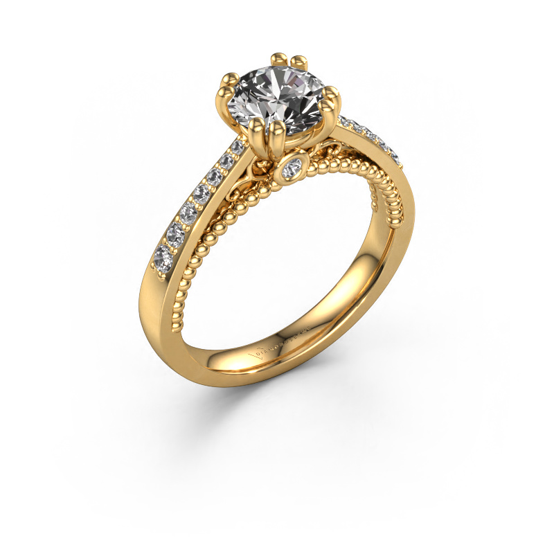 Image of Engagement ring Rozella 585 gold Diamond 1.218 crt