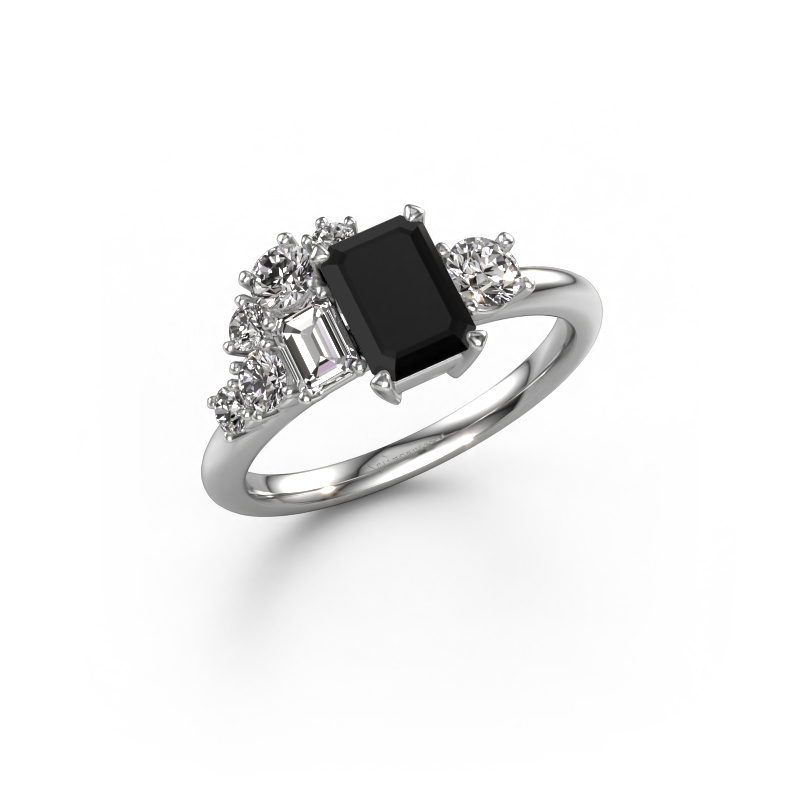 Image de Bague Sabina 585 or blanc Diamant noir 2.090 crt