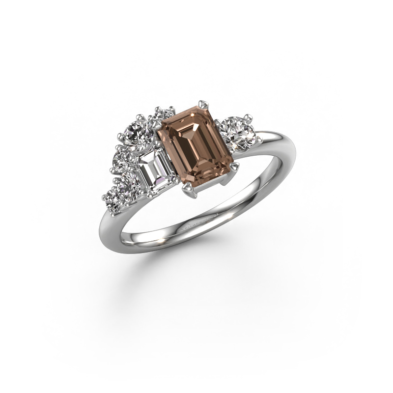 Image of Ring Sabina 585 white gold Brown diamond 1.860 crt