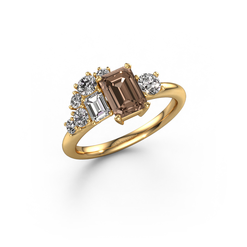 Bild von Ring Sabina 585 Gold Braun Diamant 1.860 crt