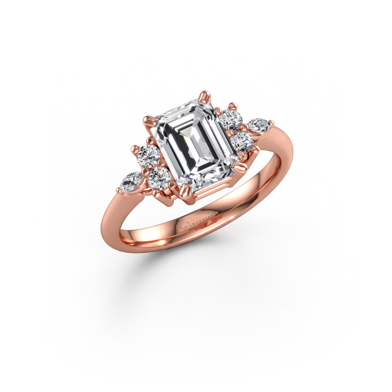 Bild av Ring Sade 585 roséguld Diamant 19.48 crt