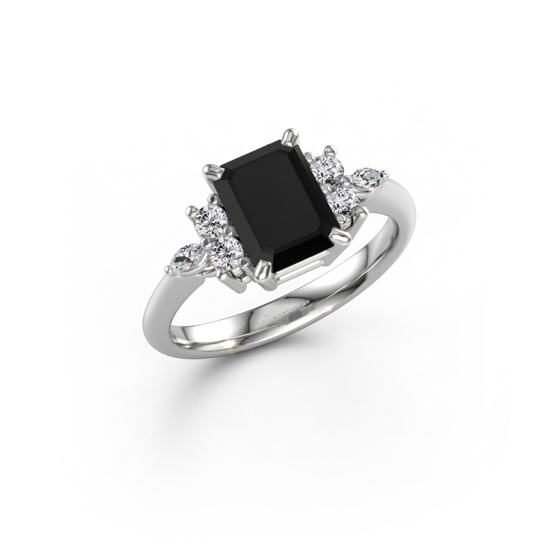 Immagine di Anello Sade 585 oro bianco Diamante nero 23.33 crt