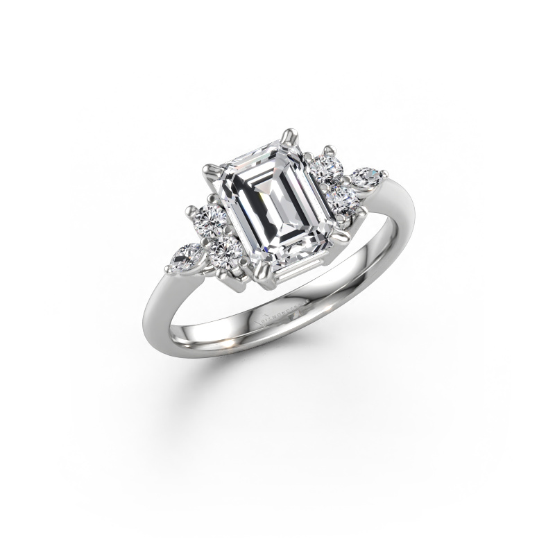Bild av Ring Sade 585 vitt guld Diamant 19.48 crt