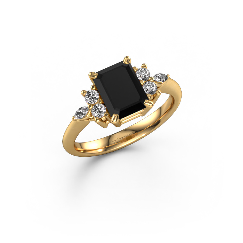 Image of Ring Sade 585 gold Black diamond 23.33 crt