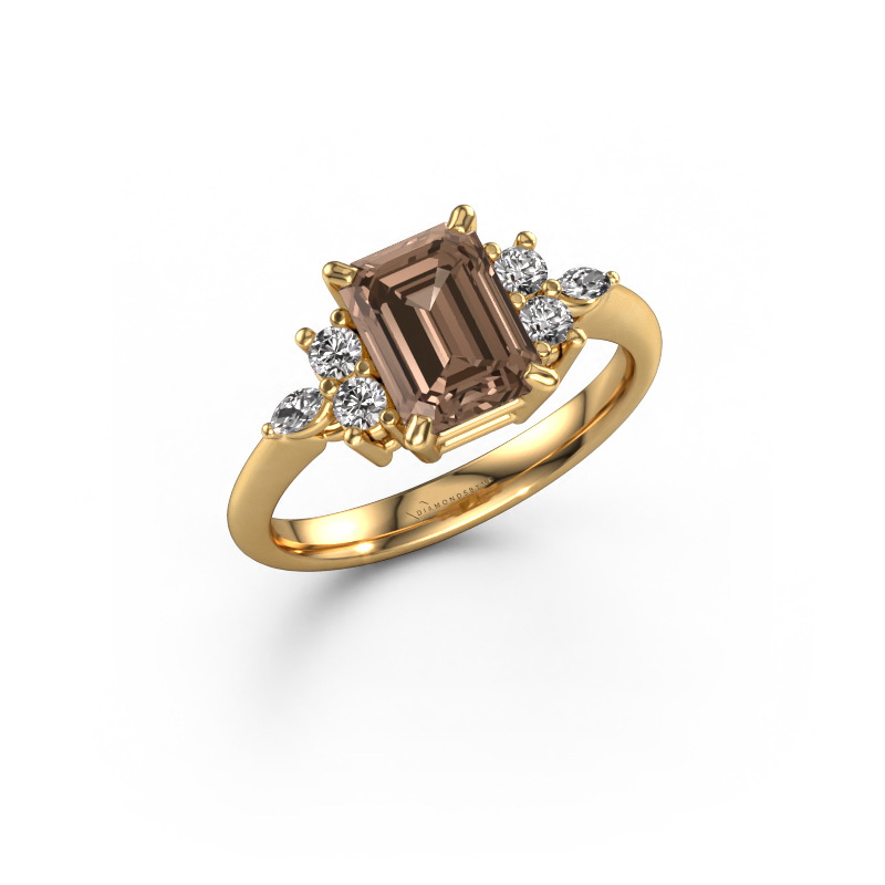 Image of Ring Sade 585 gold Brown diamond 19.48 crt
