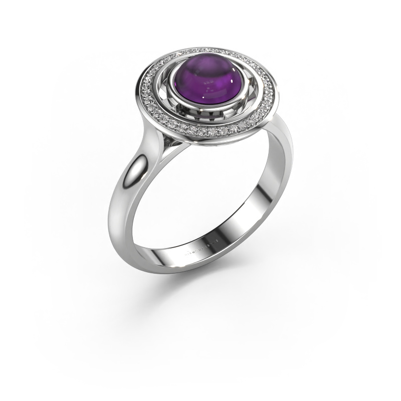 Image of Ring Salima 950 platinum Amethyst 6 mm