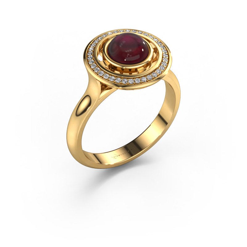 Image of Ring Salima 585 gold Garnet 6 mm