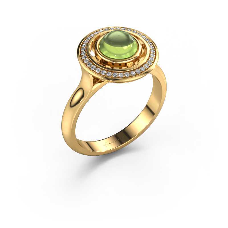 Image of Ring Salima 585 gold Peridot 6 mm