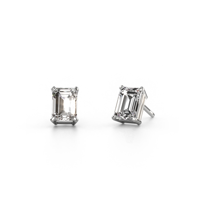 Image of Stud earrings Sam EME 585 white gold Diamond 2.30 crt