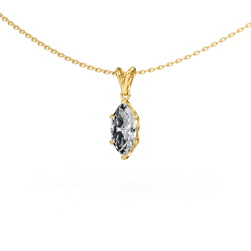 Afbeelding van Hanger Sam MRQ 585 goud Lab-grown diamant 1.00 crt