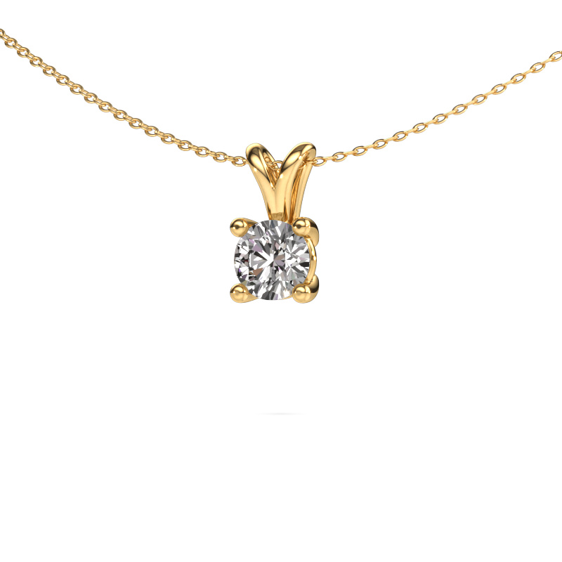 Image of Pendant Sam round 585 gold Diamond 1.00 crt