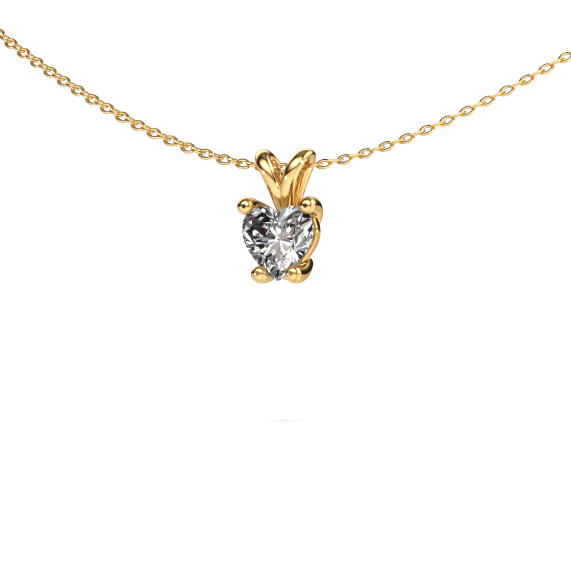 Image of Pendant Sam Heart 585 gold Diamond 0.80 crt