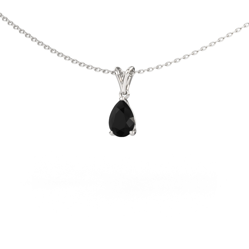 Afbeelding van Hanger Sam PER 585 witgoud Zwarte diamant 1.00 crt