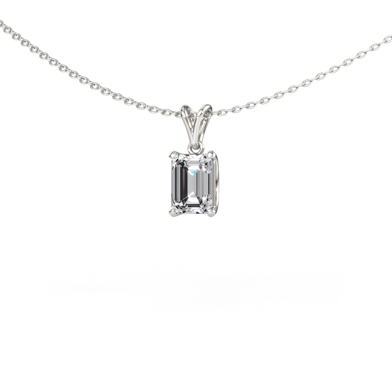 Image of Pendant Sam EME 950 platinum Lab grown diamond 1.15 crt