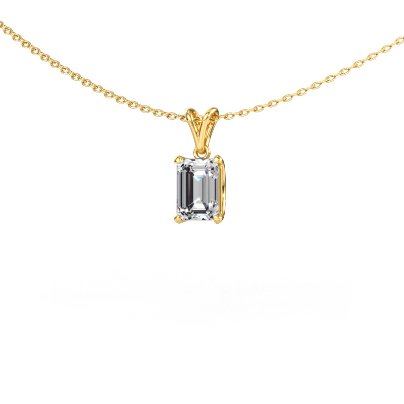 Image of Pendant Sam EME 585 gold Lab-grown diamond 1.15 crt