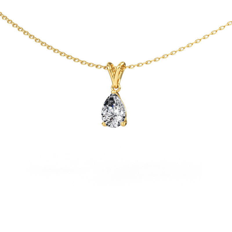 Image de Pendentif Sam PER 585 or jaune Diamant synthétique 0.65 crt