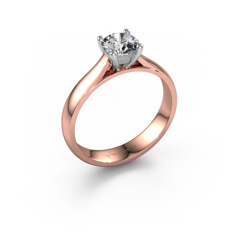 Bild von Verlobungsring Sam 585 Roségold Lab-grown Diamant 0.70 crt