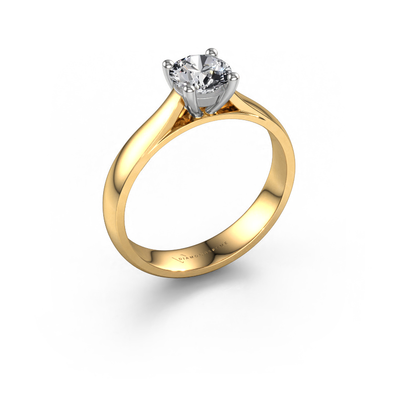 Image of Engagement ring Sam 585 gold Lab grown diamond 0.70 crt