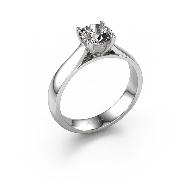 Image of Engagement ring Sam 585 white gold Diamond 1.00 crt