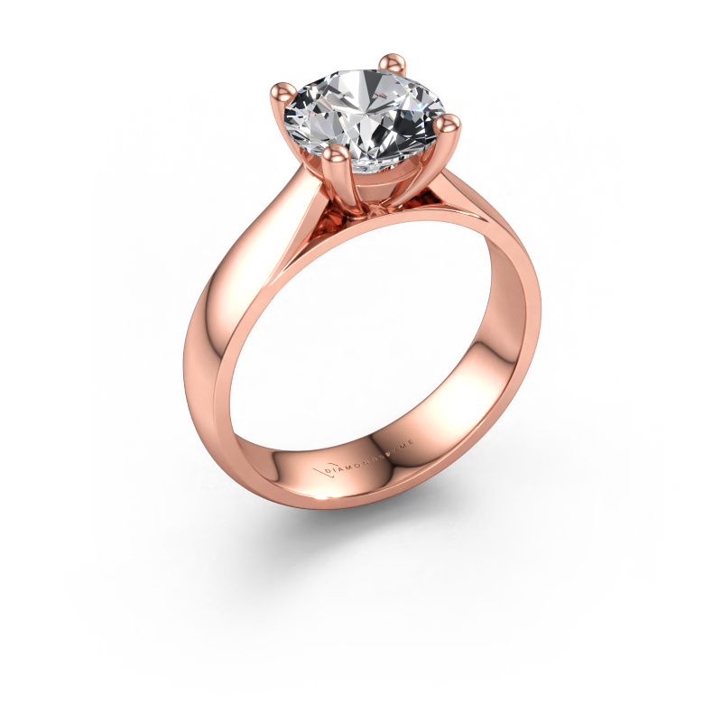 Immagine di Anello di fidanzamento Sam 585 oro rosa Diamante 2.00 crt