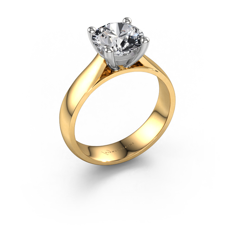Image of Engagement ring Sam 585 gold Diamond 2.00 crt