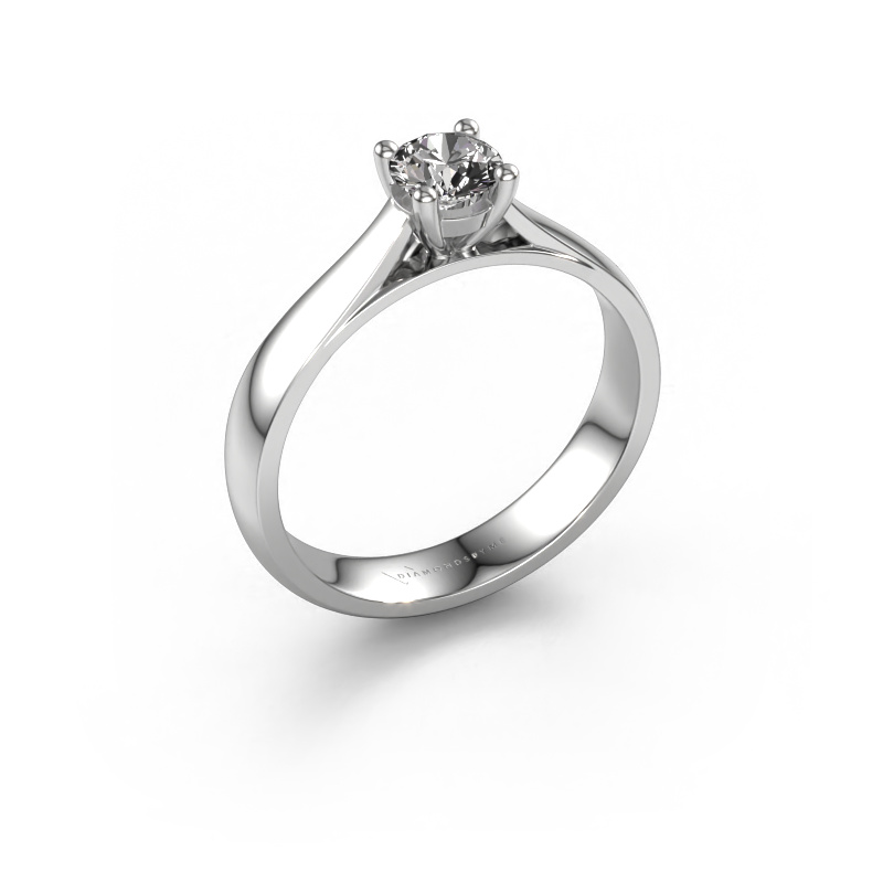 Image of Engagement ring Sam 585 white gold Diamond 0.40 crt