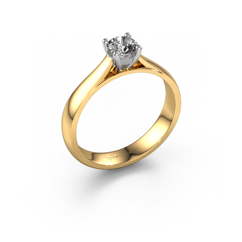 Bild von Verlobungsring Sam 585 Gold Diamant 0.40 crt