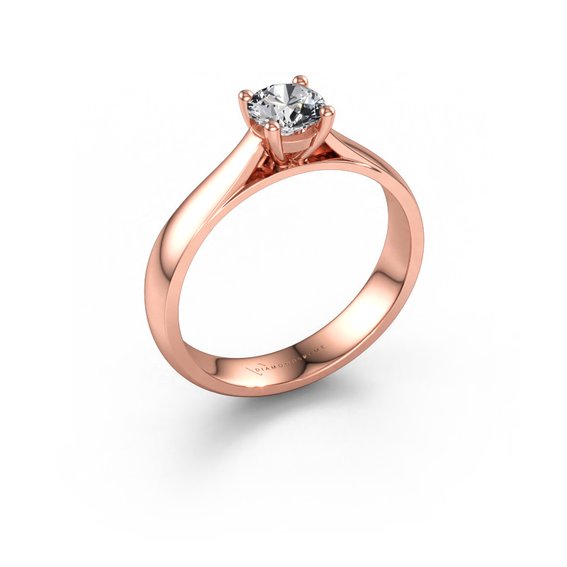 Bild av Förlovningsring Sam 585 roséguld Diamant 0.50 crt