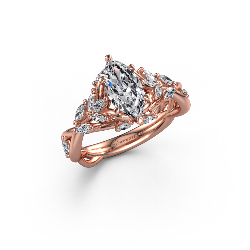 Image of Engagement ring Samantha MRQ 585 rose gold Diamond 1.40 crt