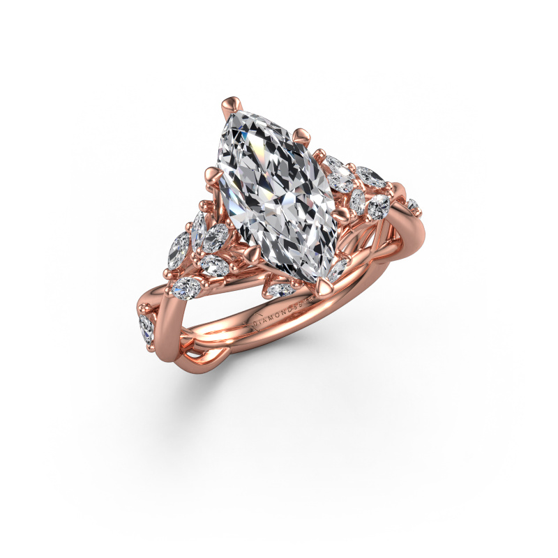 Image of Engagement ring Samantha MRQ 585 rose gold Diamond 2.40 crt