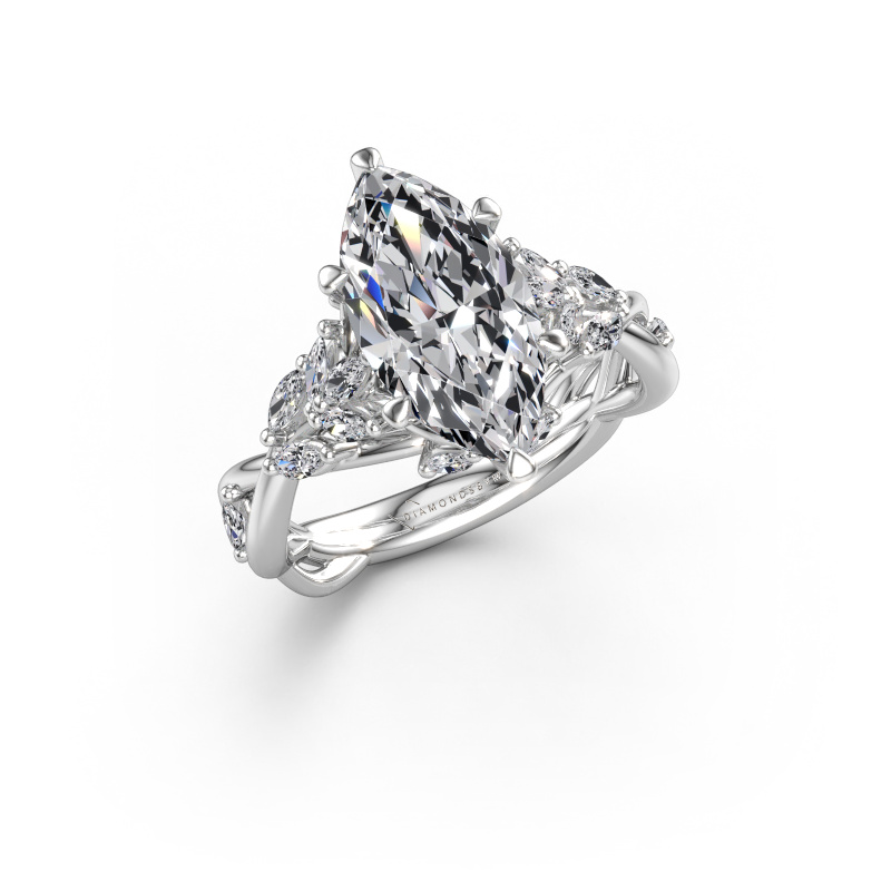 Immagine di Anello di fidanzamento Samantha MRQ 585 oro bianco Diamante 2.90 crt