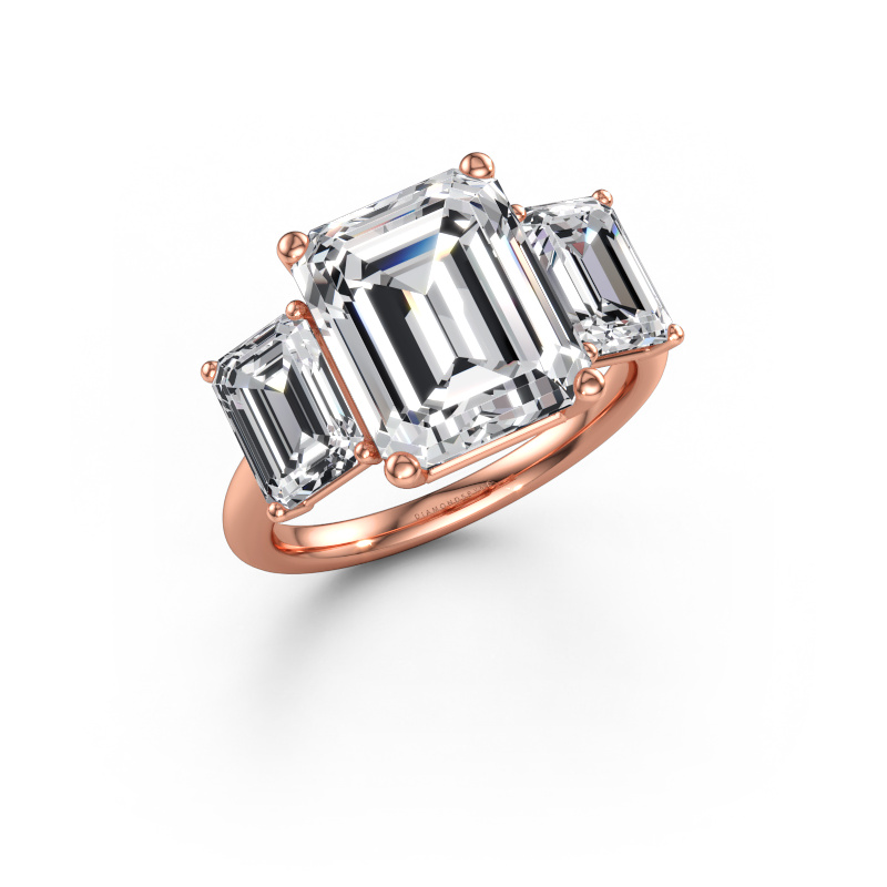 Bild av Förlovningsring Sandra 585 roséguld Labbodlad diamant 7.51 crt