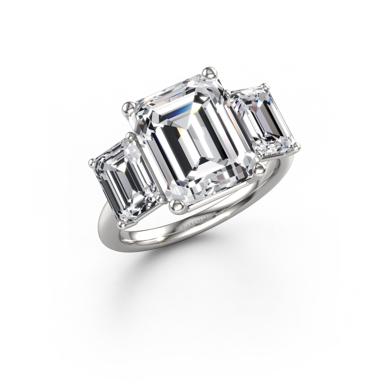 Image of Engagement ring Sandra 950 platinum Lab grown diamond 7.51 crt