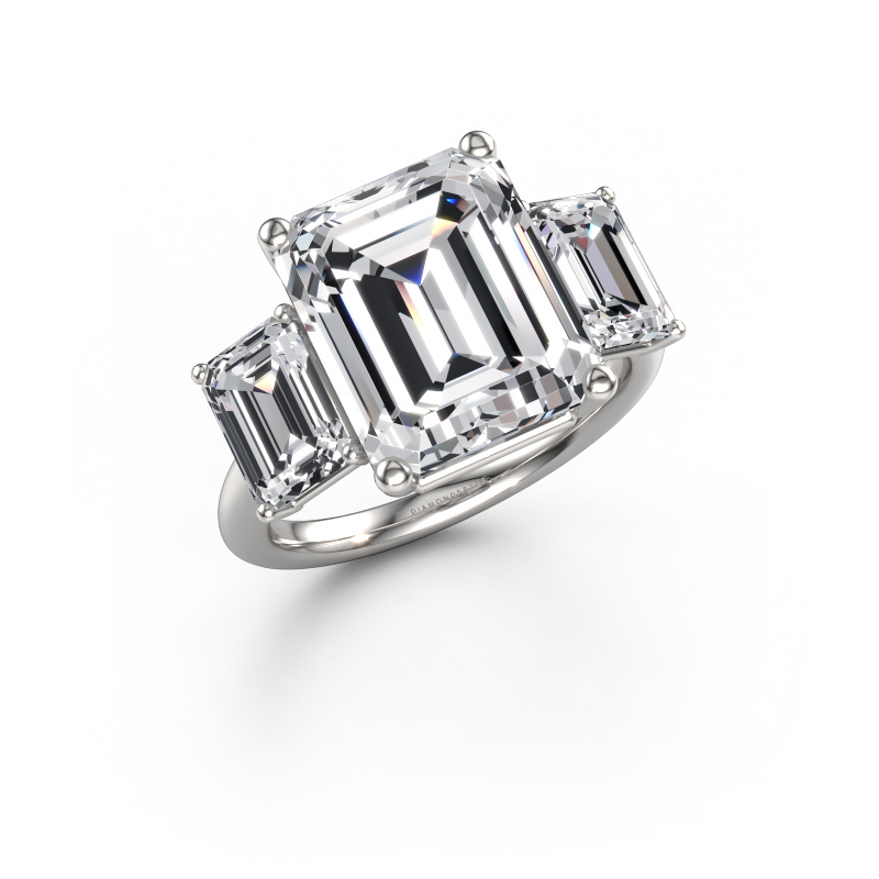 Bild von Verlobungsring Sandra 585 Weißgold Lab-grown Diamant 8.30 crt