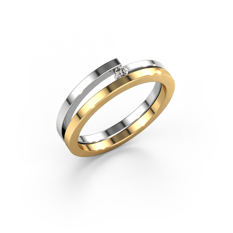 Image of Ring Sandy 585 gold Diamond 0.03 crt