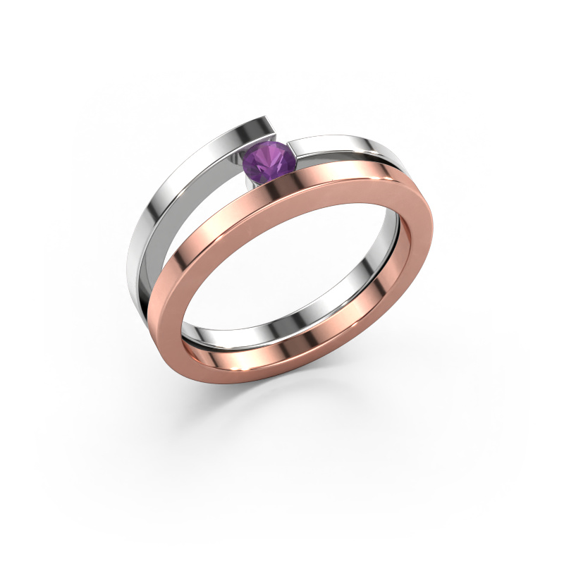 Bild von Ring Sandy 585 Roségold Amethyst 3.4 mm