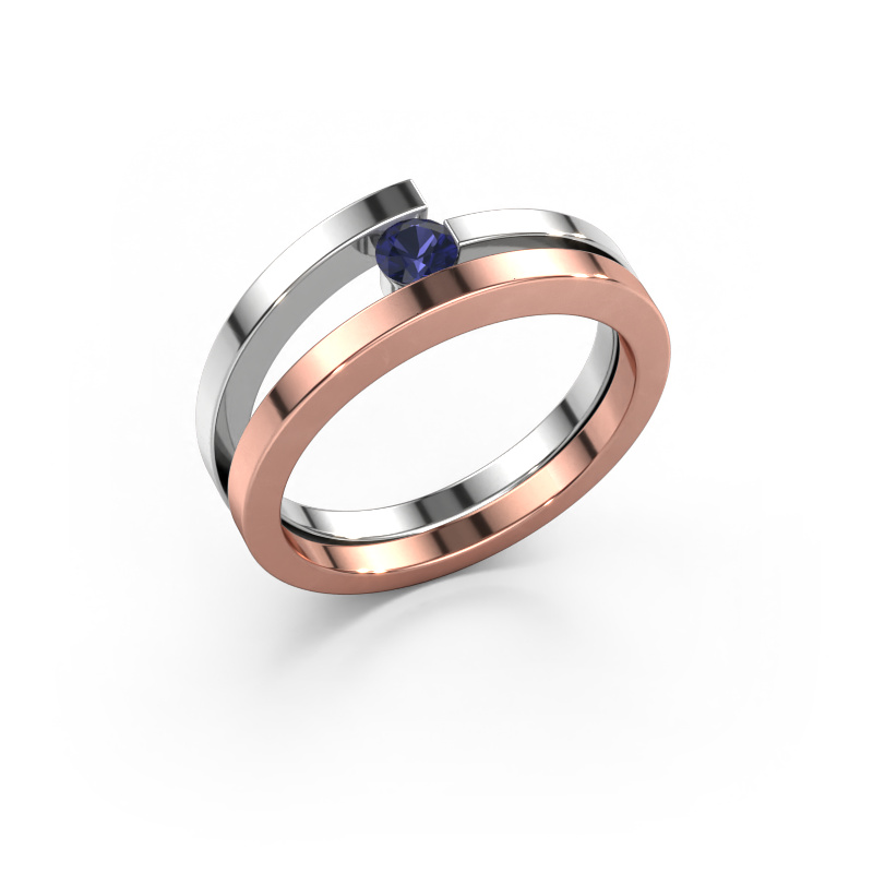 Image of Ring Sandy 585 rose gold Sapphire 3.4 mm
