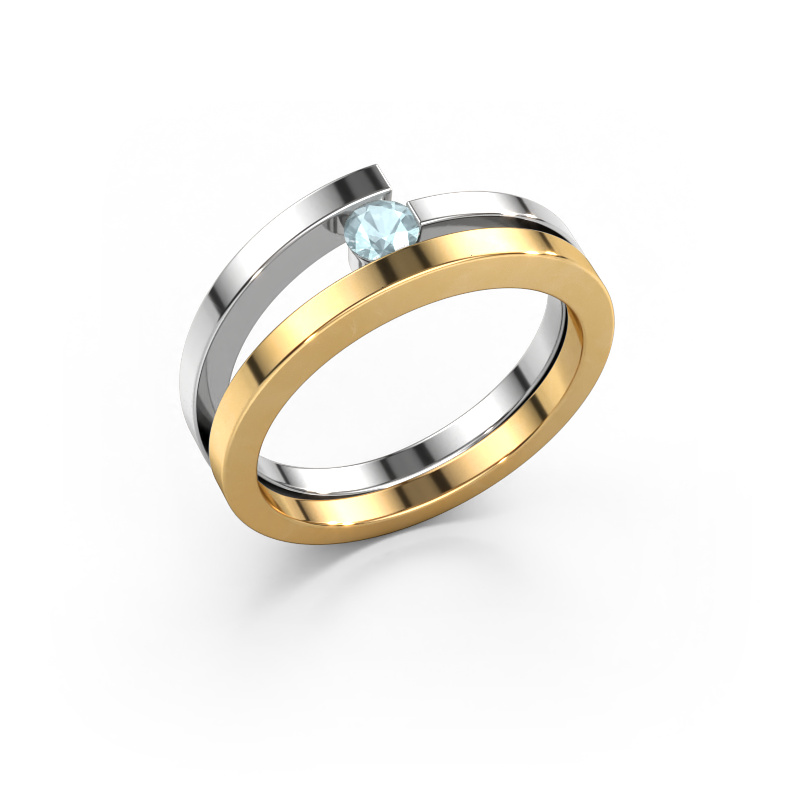 Bild von Ring Sandy 585 Gold Aquamarin 3.4 mm