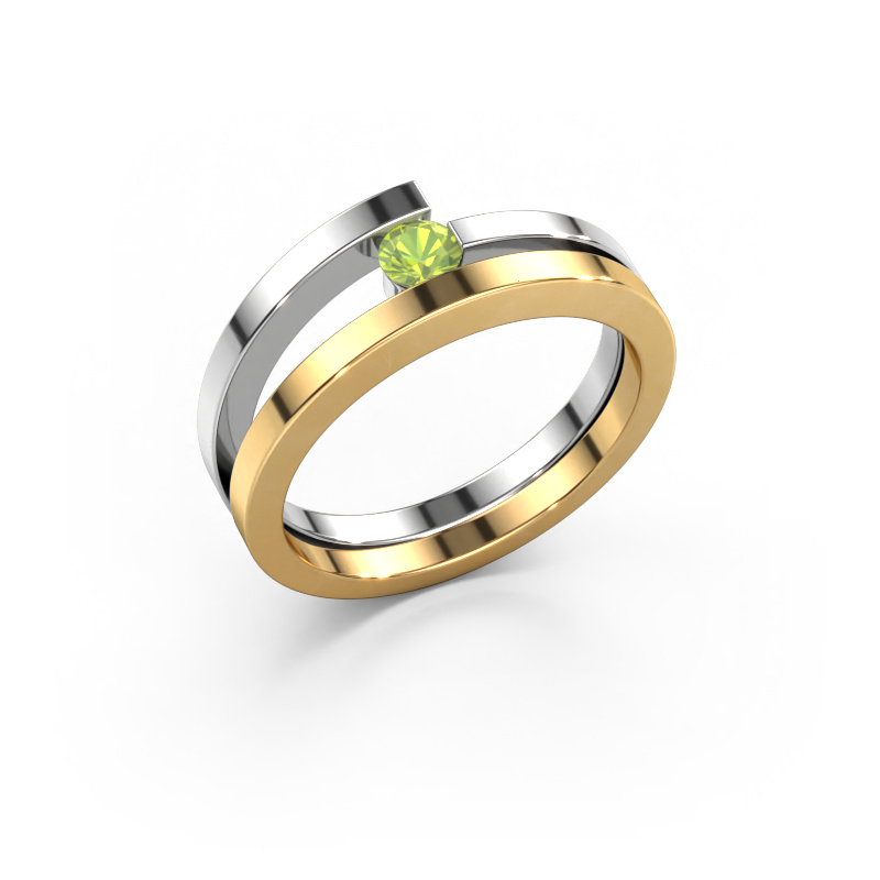 Image of Ring Sandy 585 gold Peridot 3.4 mm