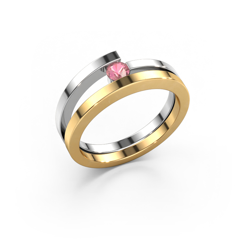 Bild von Ring Sandy 585 Gold Turmalin rosa 3.4 mm